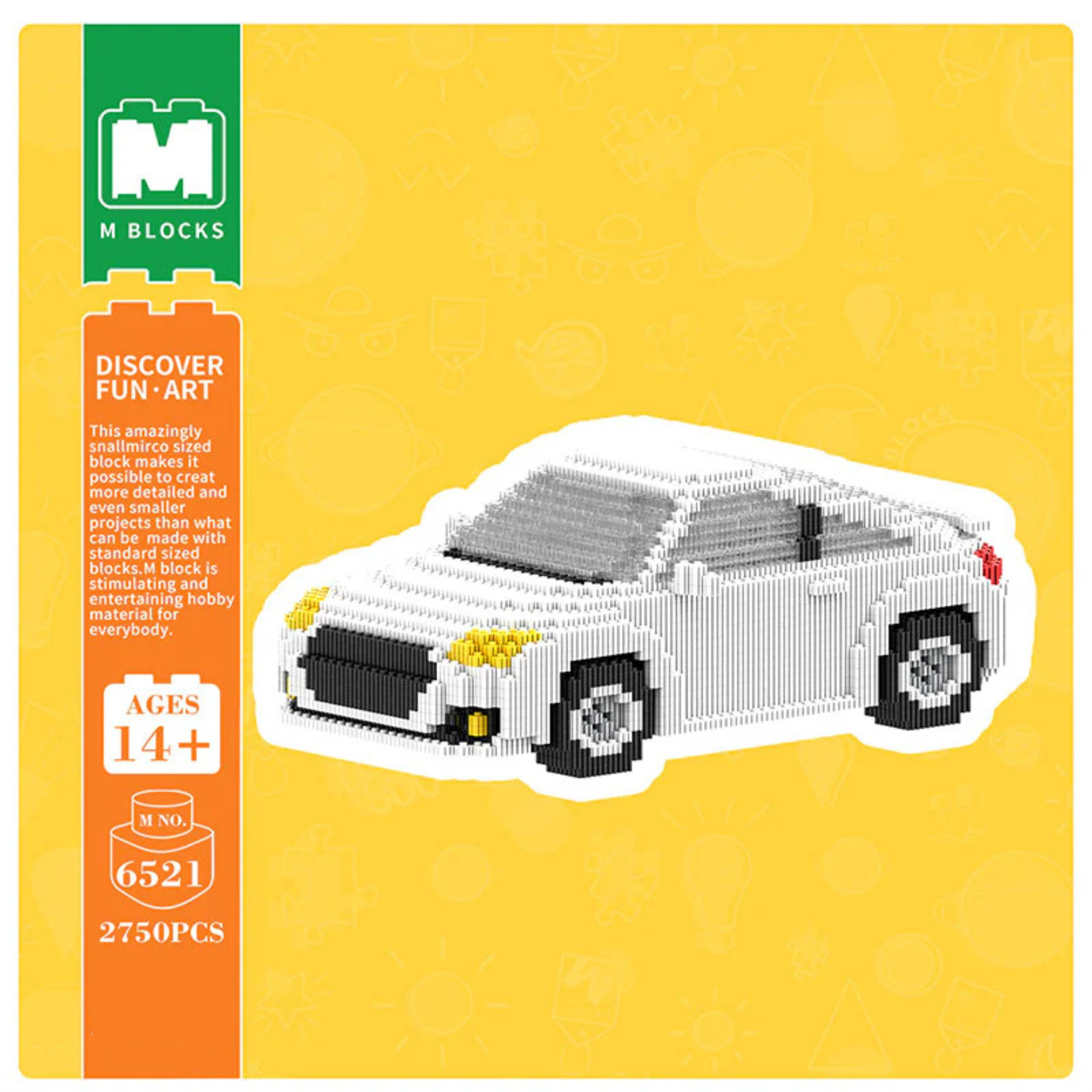 White TT Car M6521 (15cm)