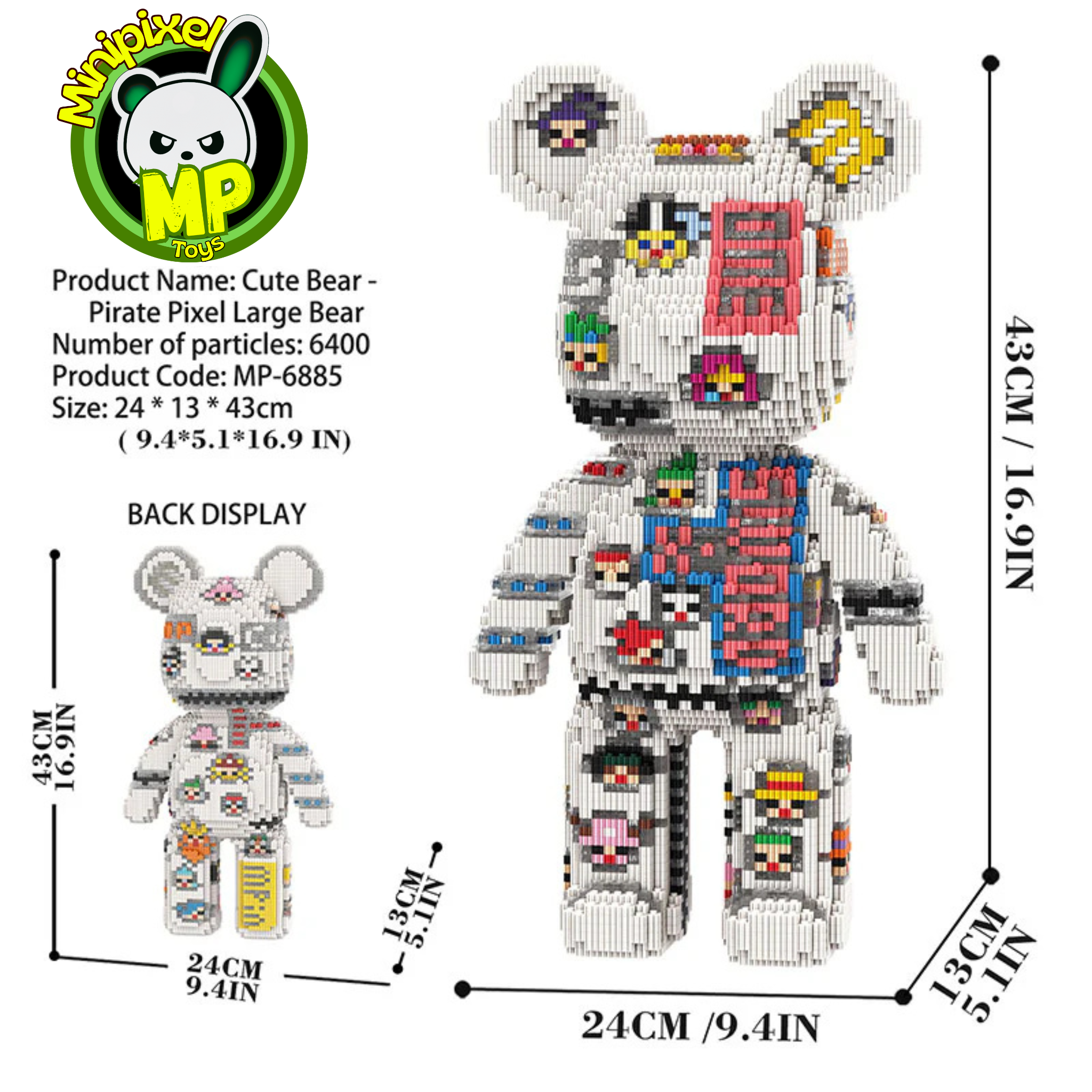 Pirate Pixel M6885 (43cm)