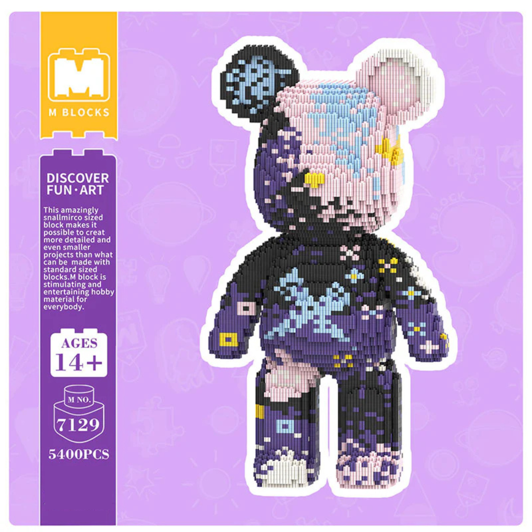 Graffiti Graffiti Purple M7129 (43cm)